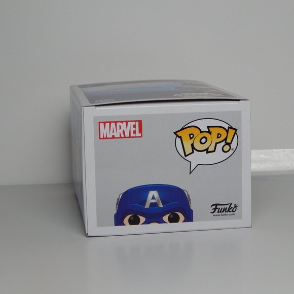 NIB Funko Pop! Spiderman Homecoming Captain America #693 - Picture 5 of 6